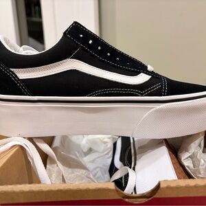 Vans Black Old Skool Stackform Sneakers